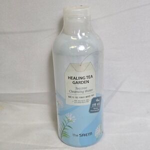 The Saem Healing Tea Garden Tea Tree Cleansing Water, 300ml/10oz, Expired 2022